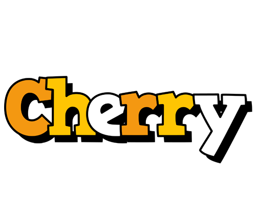 Cherry cartoon logo