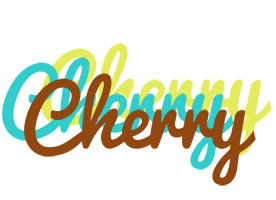 Cherry cupcake logo