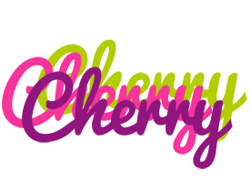 Cherry flowers logo