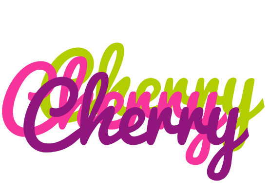 Cherry flowers logo