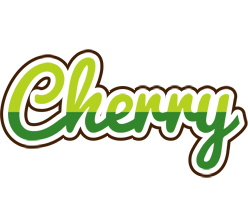 Cherry golfing logo