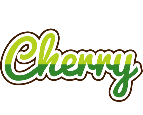 Cherry golfing logo