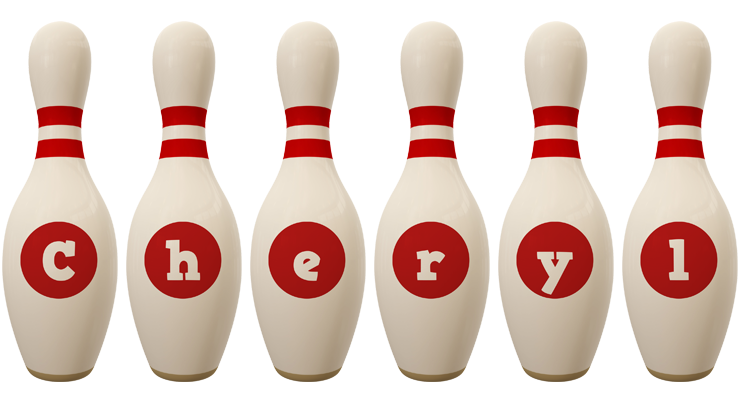 Cheryl bowling-pin logo
