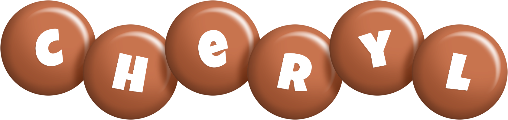 Cheryl candy-brown logo
