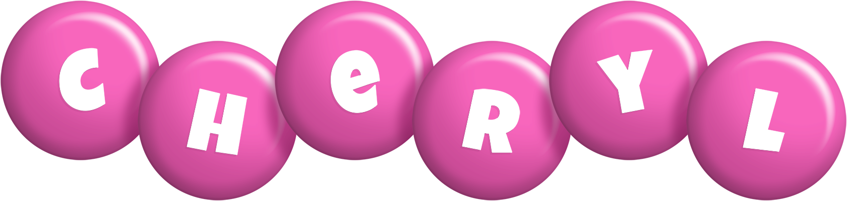Cheryl candy-pink logo