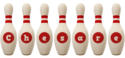 Chesare bowling-pin logo