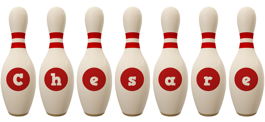 Chesare bowling-pin logo