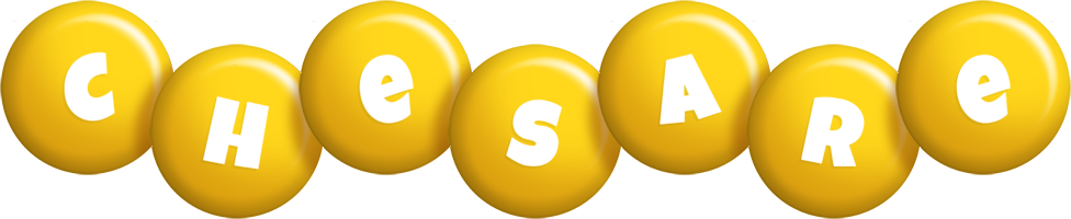 Chesare candy-yellow logo