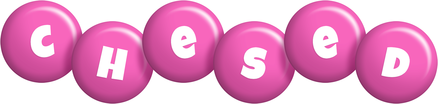 Chesed candy-pink logo