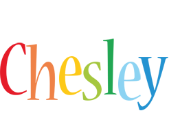 Chesley birthday logo