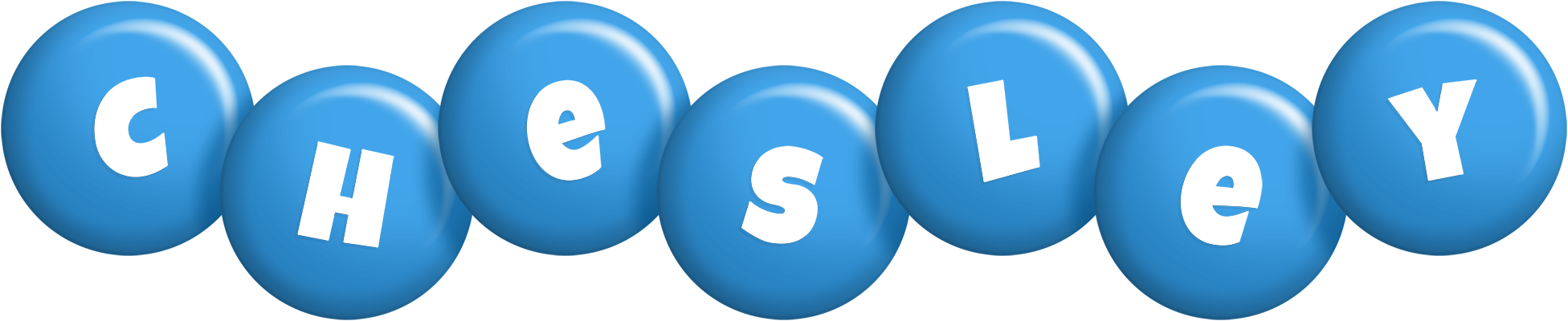 Chesley candy-blue logo