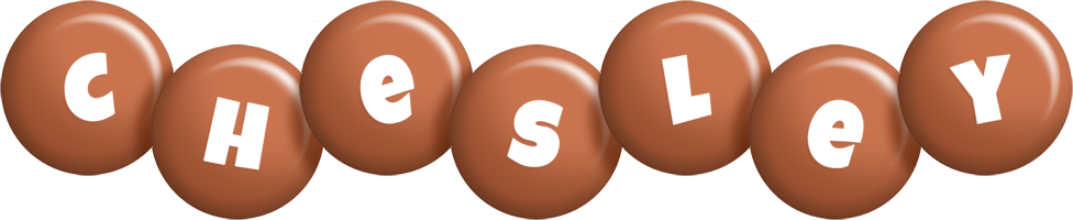 Chesley candy-brown logo