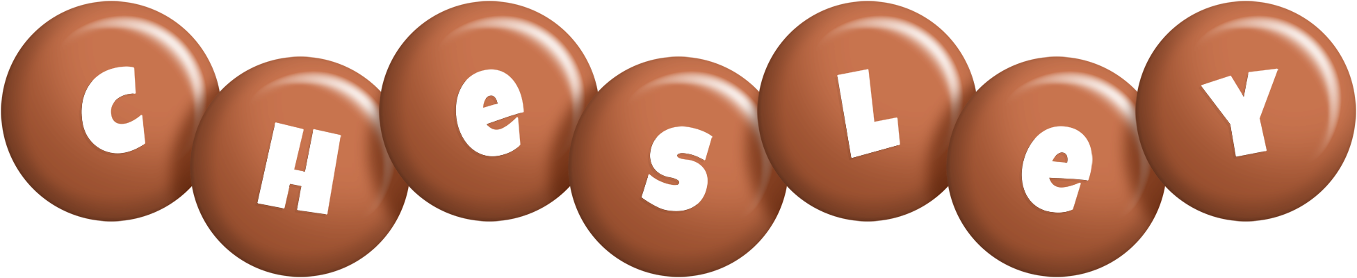 Chesley candy-brown logo