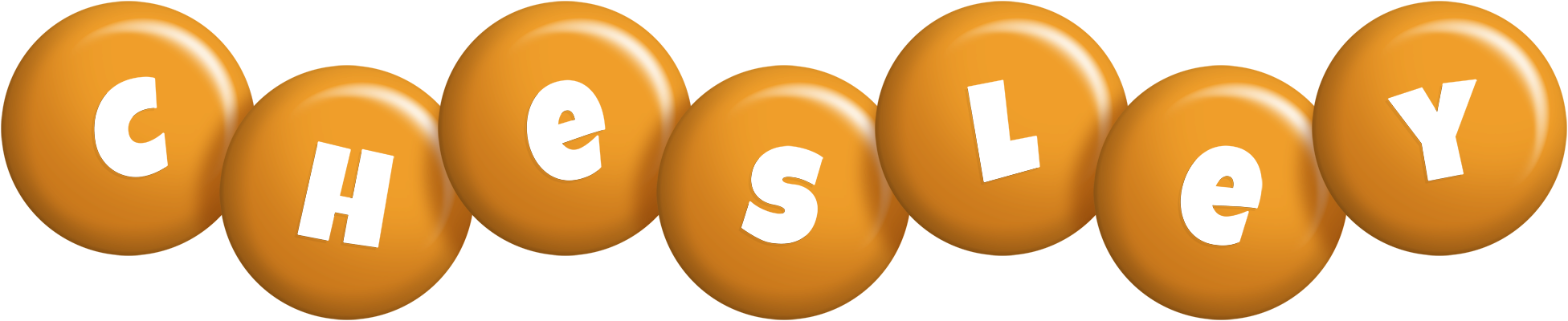 Chesley candy-orange logo