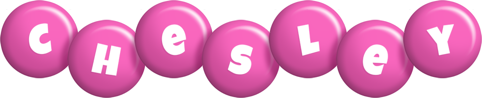 Chesley candy-pink logo