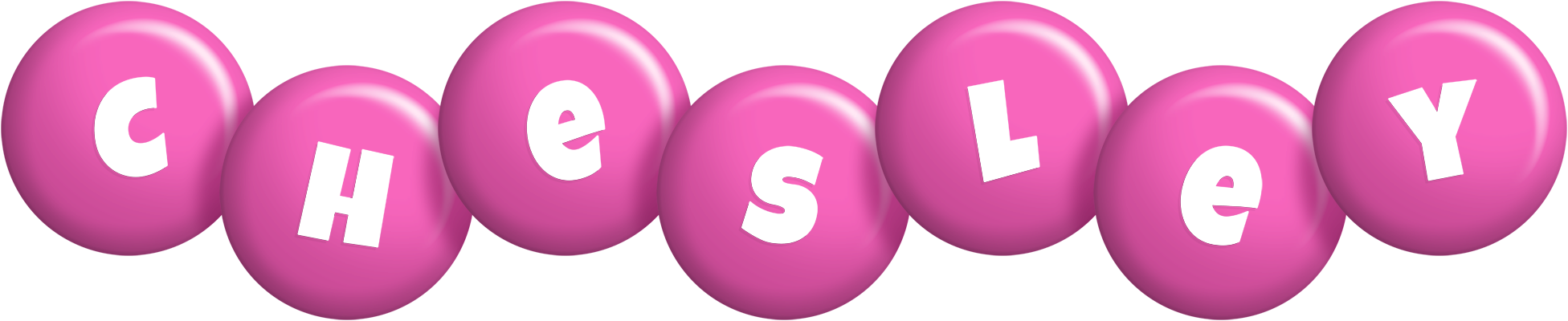 Chesley candy-pink logo