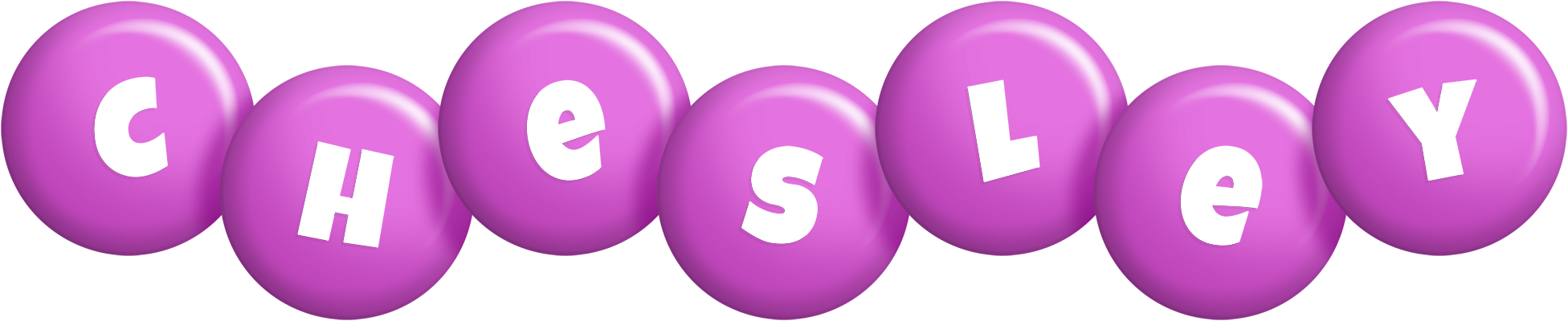Chesley candy-purple logo