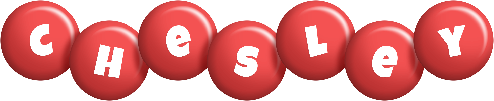 Chesley candy-red logo