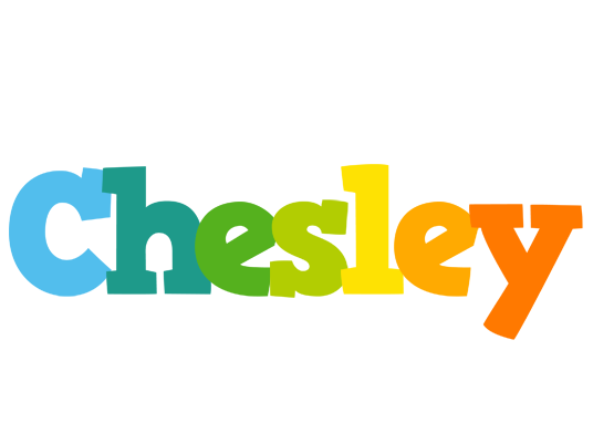 Chesley rainbows logo