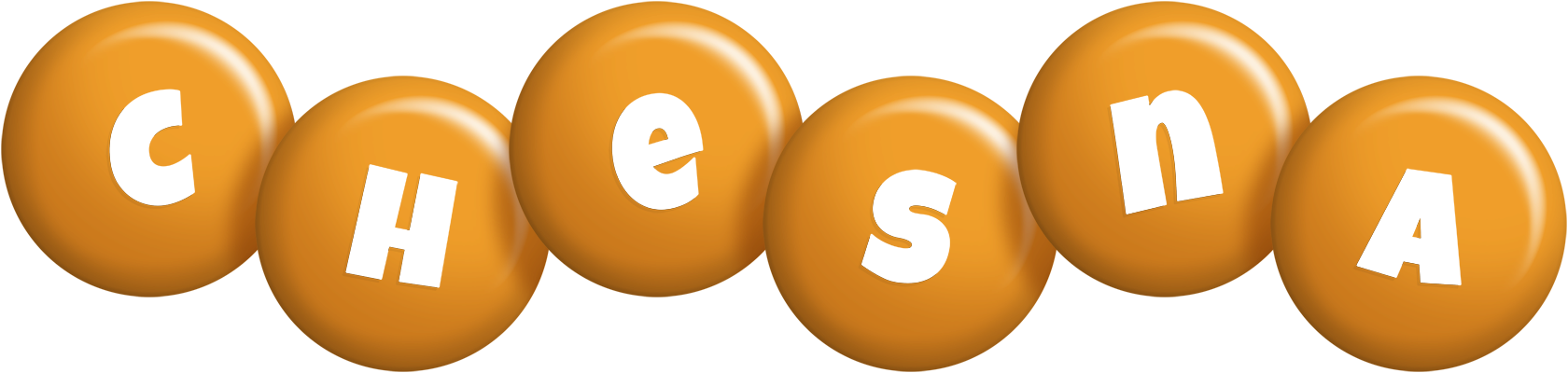 Chesna candy-orange logo