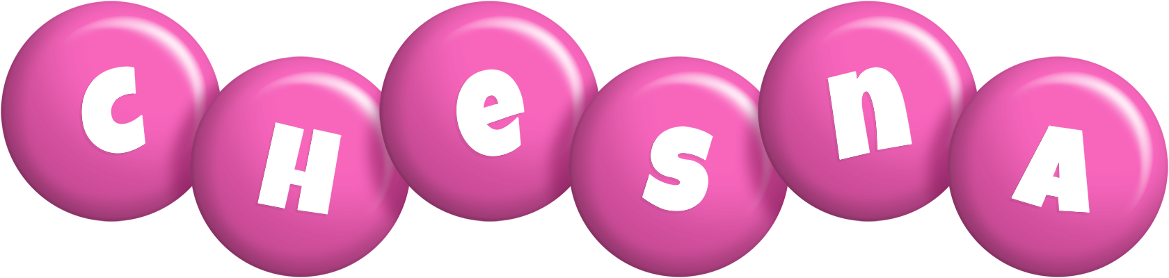 Chesna candy-pink logo
