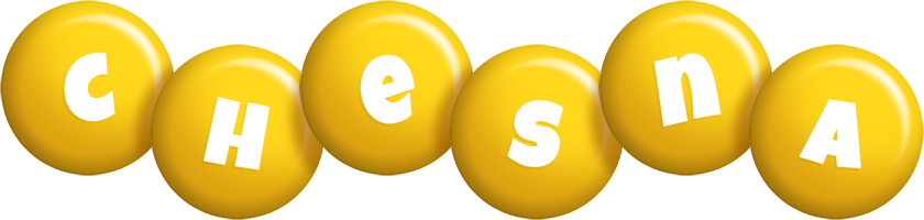 Chesna candy-yellow logo