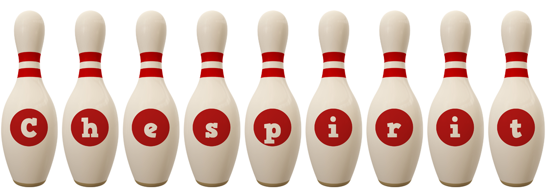 Chespirit bowling-pin logo