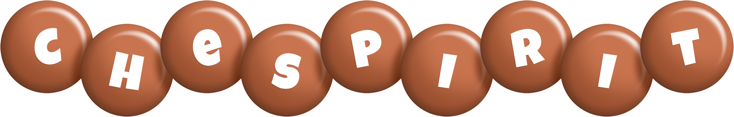 Chespirit candy-brown logo