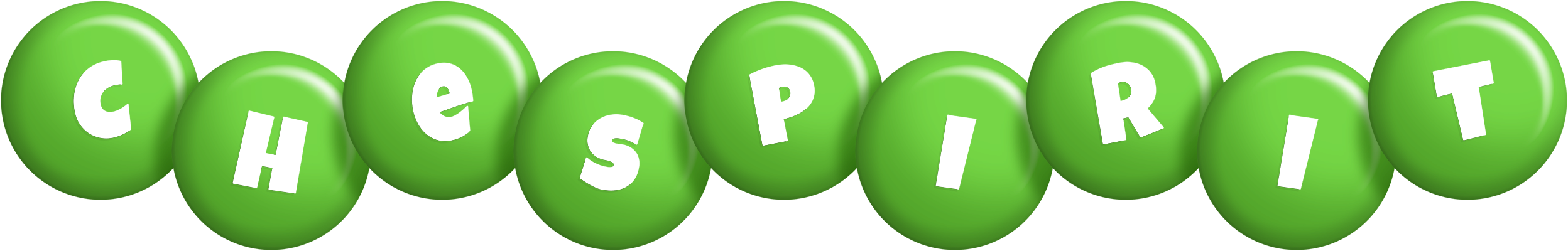 Chespirit candy-green logo