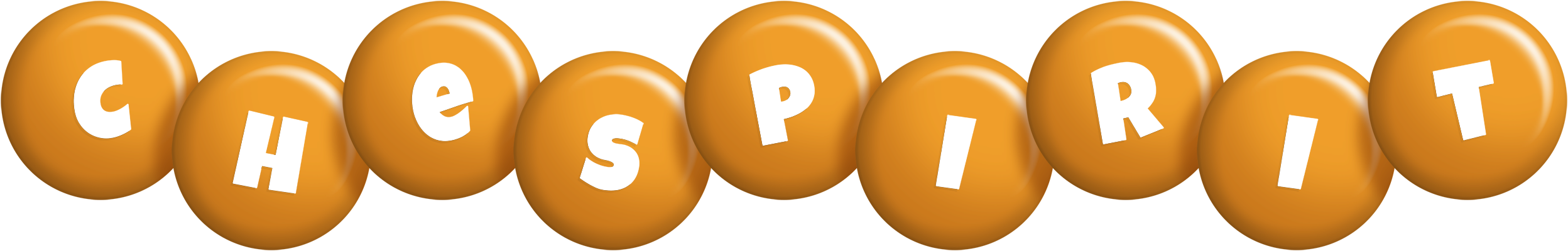 Chespirit candy-orange logo