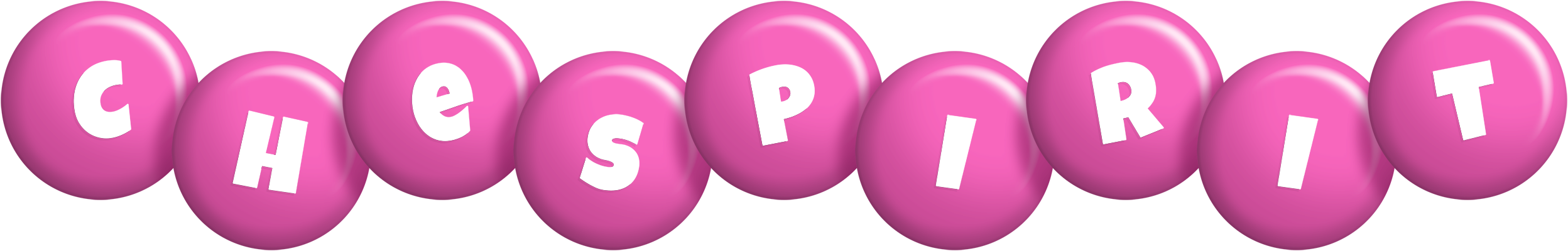 Chespirit candy-pink logo