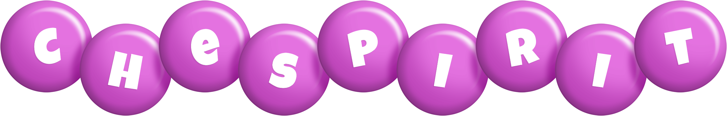 Chespirit candy-purple logo