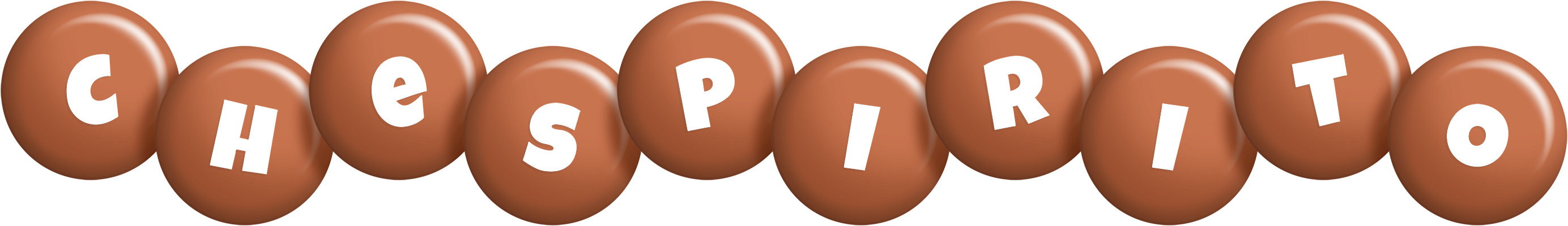 Chespirito candy-brown logo
