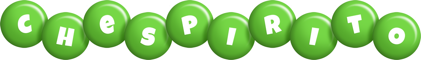 Chespirito candy-green logo