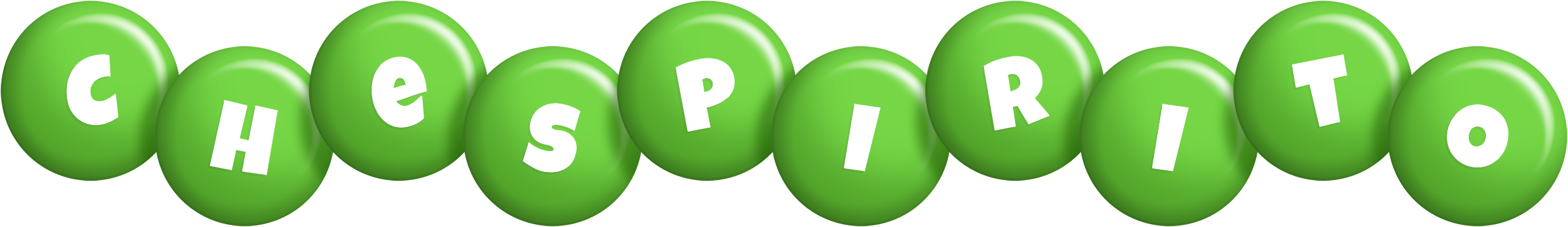 Chespirito candy-green logo