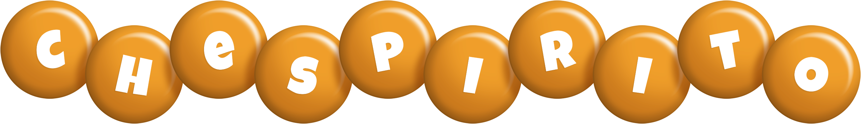 Chespirito candy-orange logo