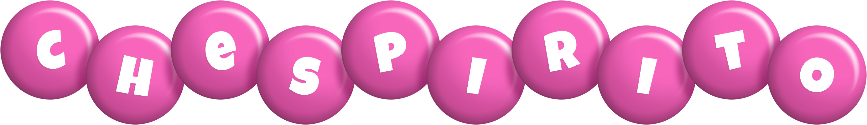 Chespirito candy-pink logo