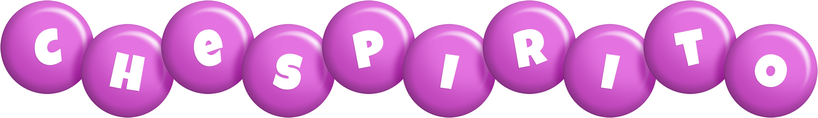 Chespirito candy-purple logo