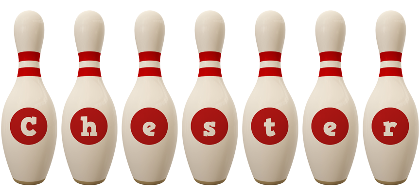 Chester bowling-pin logo