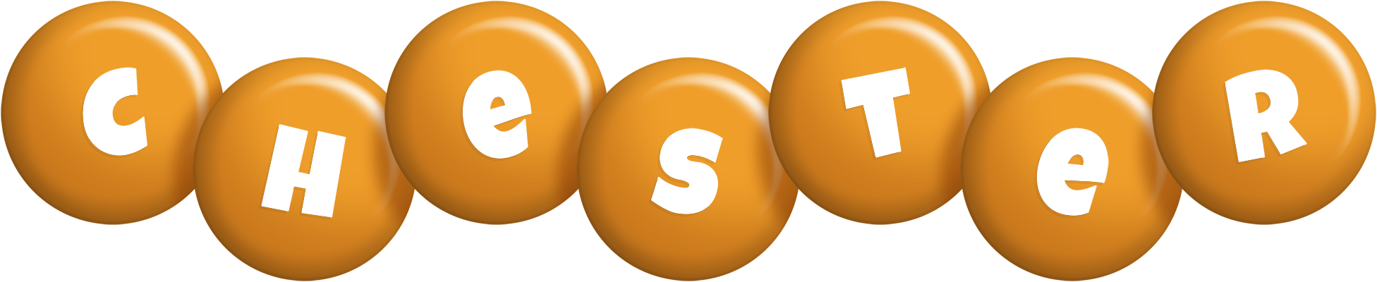Chester candy-orange logo