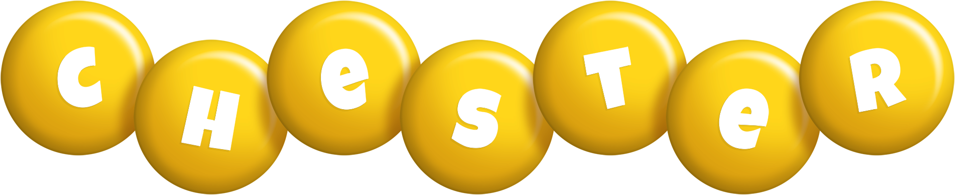 Chester candy-yellow logo