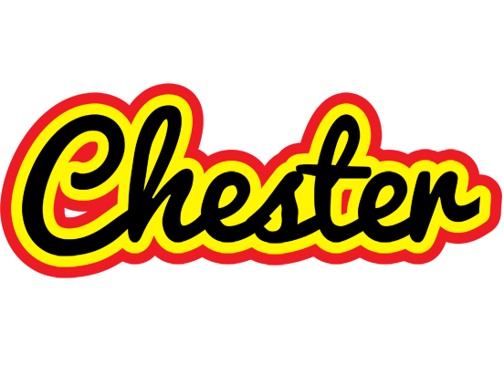 Chester flaming logo