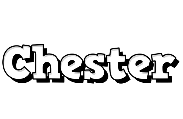 Chester snowing logo