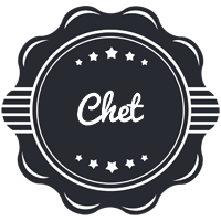 Chet badge logo