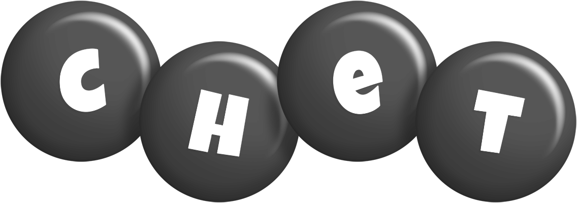 Chet candy-black logo