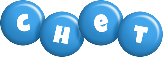 Chet candy-blue logo