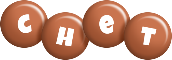 Chet candy-brown logo