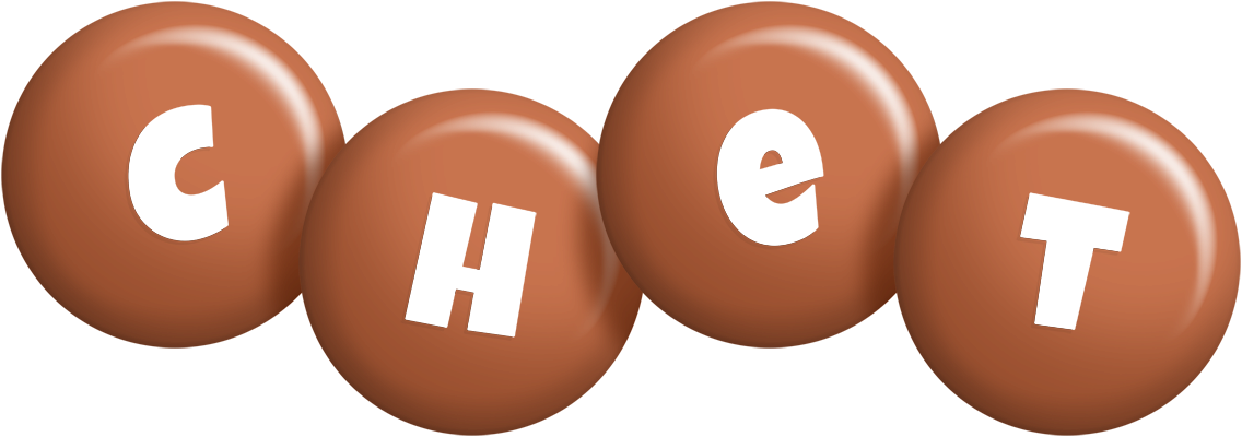 Chet candy-brown logo