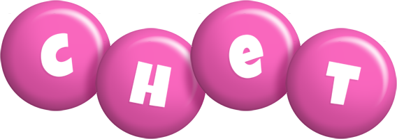 Chet candy-pink logo