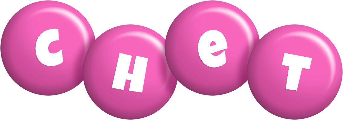 Chet candy-pink logo